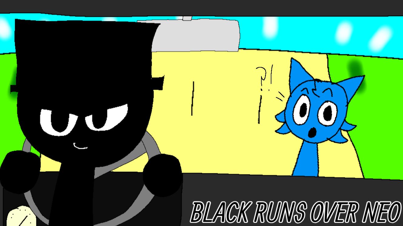 Black Runs Over Neo  Meme