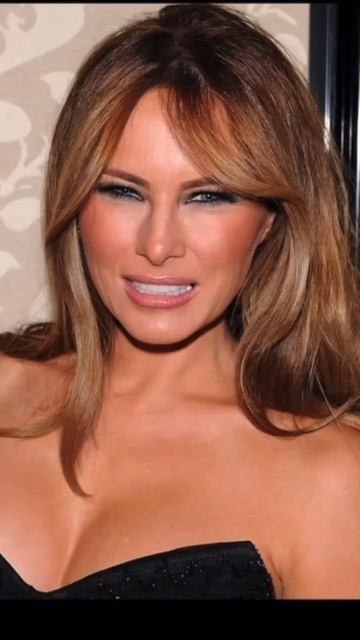 Женщина Мелания Трамп прищуривает глаза нарезка с ее взглядом  #мем #мемы #прикол #приколы