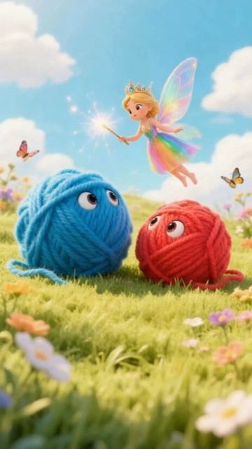 Сказка про фею Милу и волшебные клубки