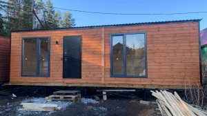 Модульный дом 22 м² (9х2,5м)