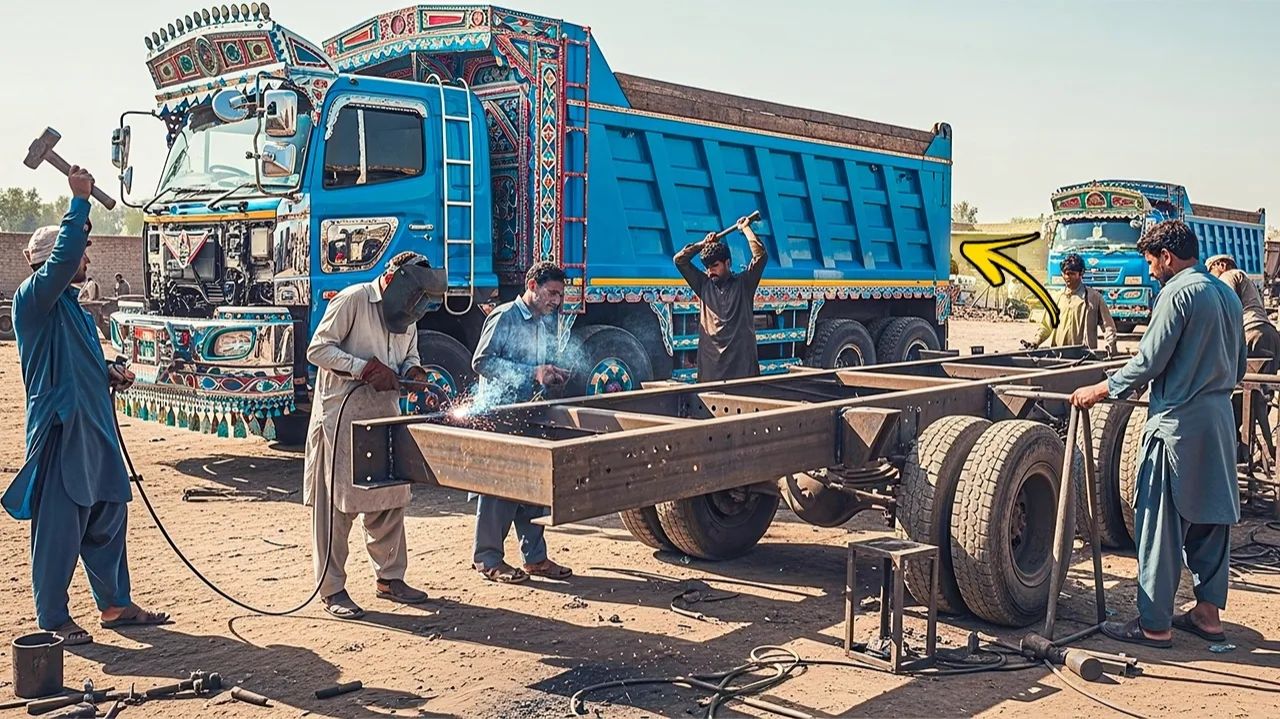 🔧 ИЗ КУЧИ МЕТАЛЛА В НАСТОЯЩИЙ ГРУЗОВИК!