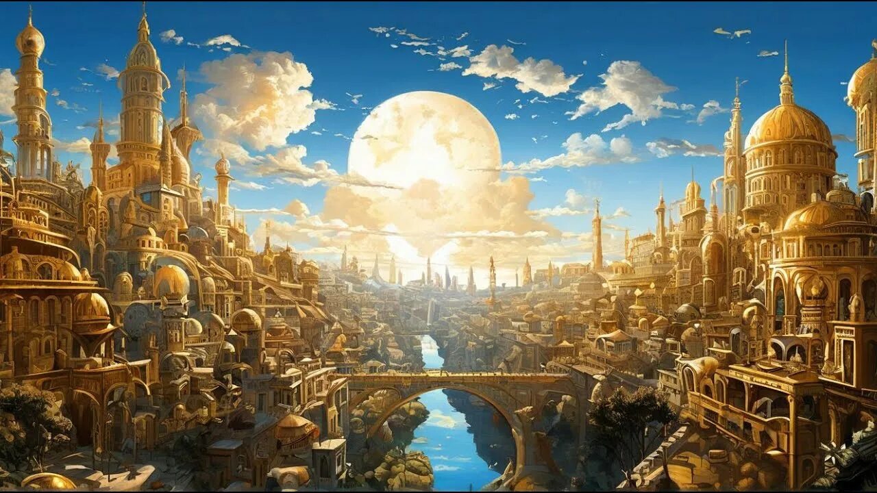 Город золотой( песня и клип ИИ) 🌠🌠🌠