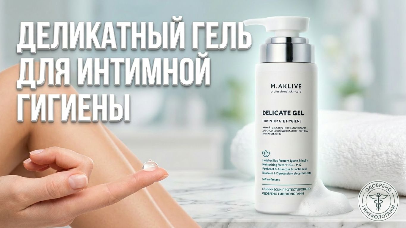 Деликатный гель для интимной гигиены