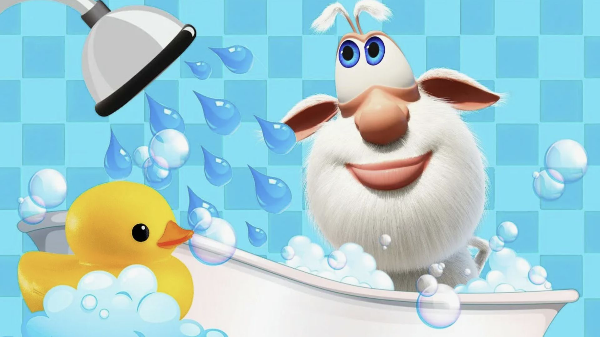 Буба - Ванна с пеной - Мультфильм для детей