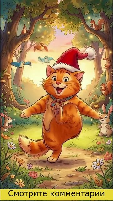 рыжий кот танцует