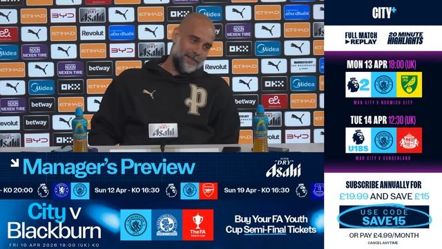 MANAGER PREVIEW! Pep Guardiola | Chelsea v Man City | Premier League