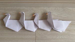 Мастер-класс оригами гусь🪿