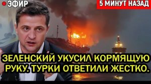 Зеленский укусил кормящую руку. Эрдоган ошарашил Зеленского ударом! Киев ОТРЕЗАЮТ ОТ МОРЯ