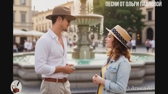 У фонтанаАвтор стихов и видео-Ольга ПавловаЯ повернулась и пошла а он пошёл за мною девушка
