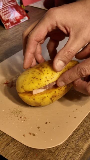 Та самая печёная картошка из детства...