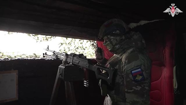 Боевая работа поста воздушного наблюдения ВДВ группировки войск «Днепр»