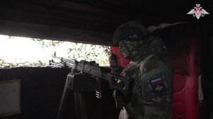 Боевая работа поста воздушного наблюдения ВДВ группировки войск «Днепр»