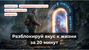 Медитация на возвращение интереса к жизни | Практика символдрамы