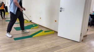 ГБОУ 455 видеорепортаж "Увлекательный мини-гольф" младший возраст Караваева Валерия