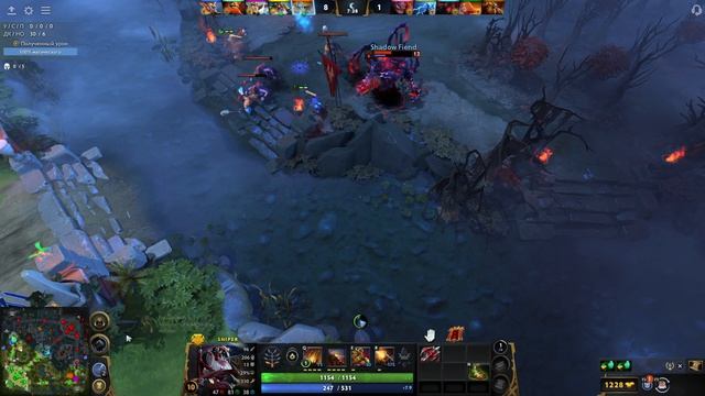 Doom но Sniper в Dota 2