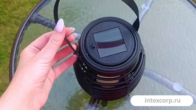 Подвесной светильник на солнечной батарее Solar САППОРО желтый LED-огонь 32х15 см CX2000230