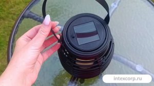 Подвесной светильник на солнечной батарее Solar САППОРО, желтый LED-огонь, 32х15 см, CX2000230