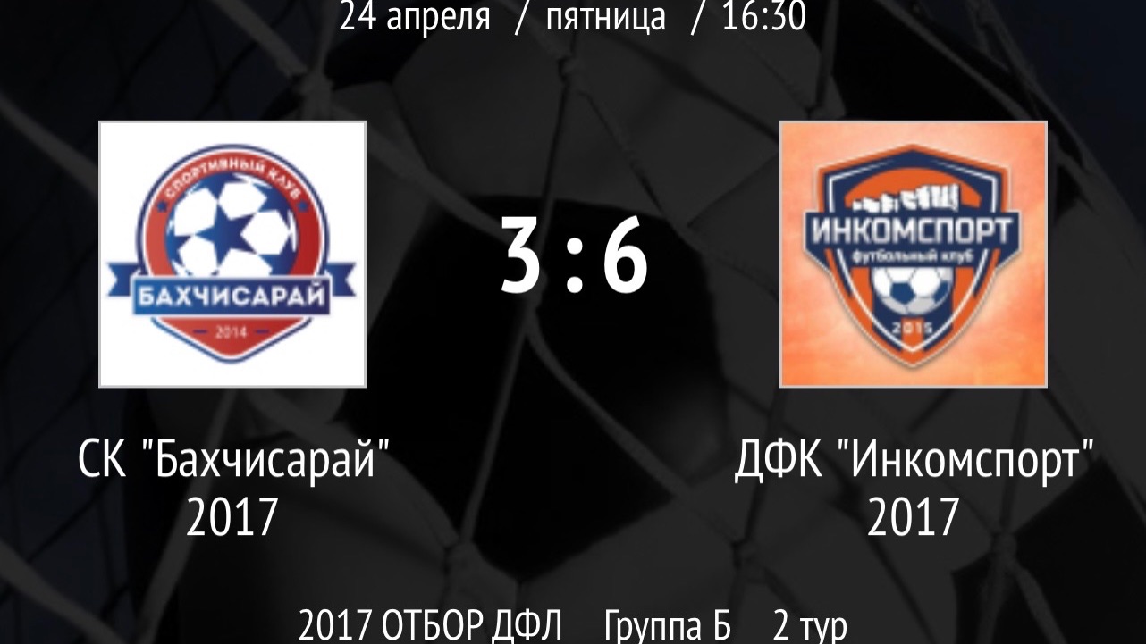 Инкомспорт 2017 - Бахчисарай 2017 (6:3)