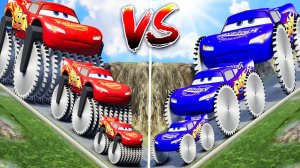 Мультики про машинки для детей. Маккуин с пилообразными колёсами на испытаниях. Мультики для малышей