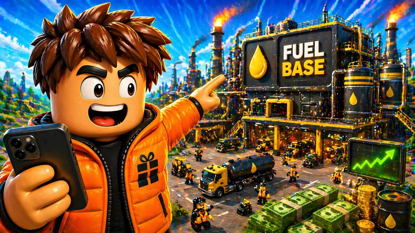 💰 САМАЯ БОЛЬШАЯ БАЗА ⛽ Я ЗАРАБОТАЛ МИЛЛИОНЫ?! 😱