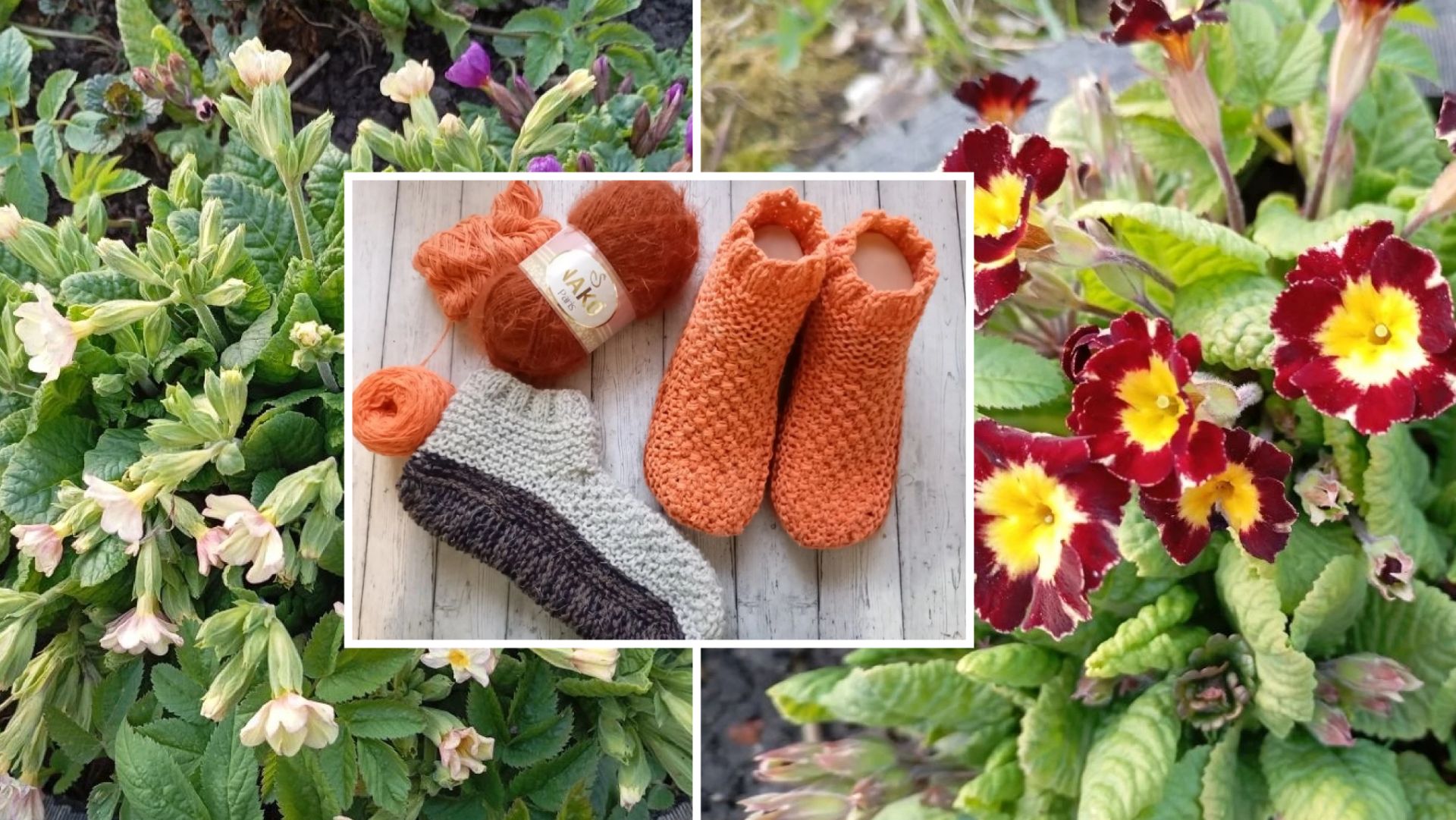 Цветочки цветут, а на улице холод...Еще 2 парочки связала 💥