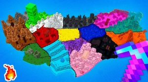 Я построил остров из ВСЕХ ЦВЕТОВ в Майнкрафте на Хардкоре!(ПРЯТКИ В МАЙНКРАФТЕ)