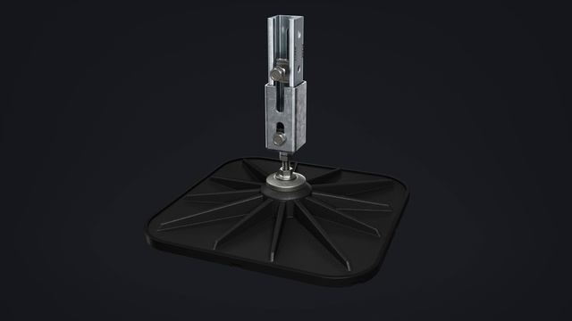 Кровельная опора REFIX RAL MUAR 360 с двухплоскостной шарнирной регулировкой