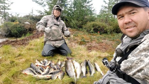 Очередной раз озеро нас встретило с трофейчиком.