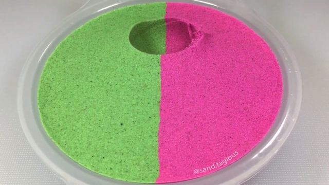 Очень расслабляющее ASMR 218. Приятное кинетическое зачерпывание песка.