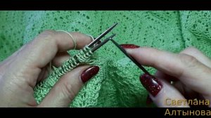 Плечевой шов по открытым петлям (метод трёх спиц)