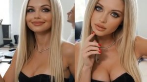 Красивая девушка в офисе