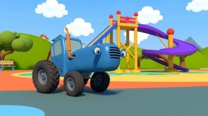 🍿 Что будет если это съесть - Синий трактор Игры на детской площадке
