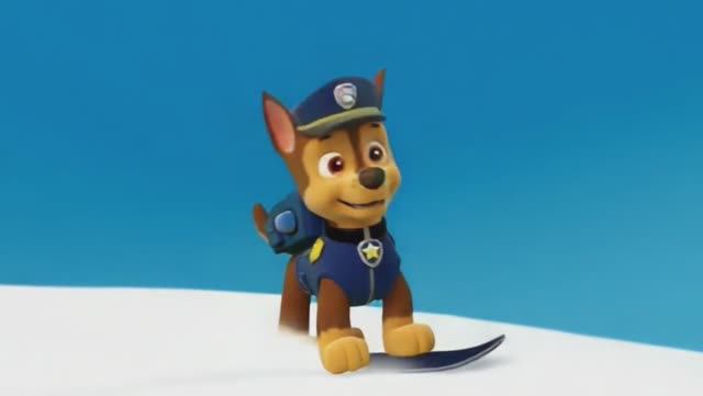 Щенячий патруль, Скай, Маршал, Эверест, Гончик, Крепыш и Роки катаются на сноуборде. Для детей!