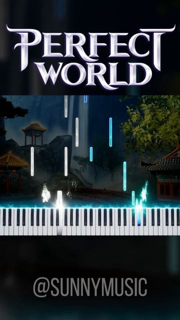 Fly With Me Perfect World  Piano  SHORTS  PerfectWorld synthesia piano