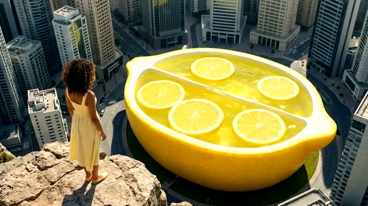 В какой бассейн вы бы прыгнули с вертолета? Невероятно приятное ASMR-видео