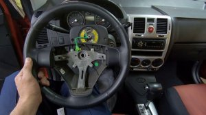Снятие руля Hyundai Getz