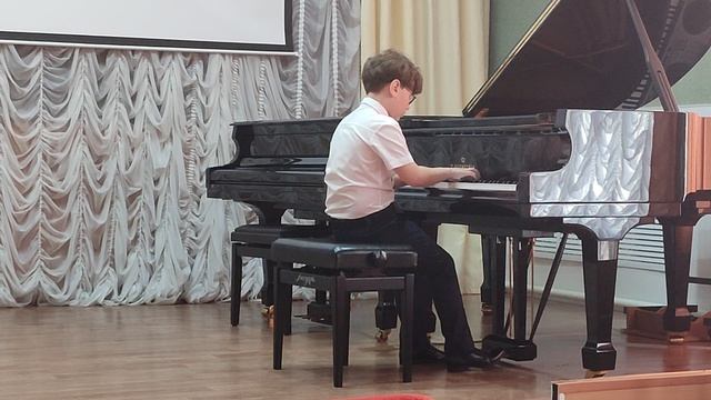 И.Беркович Этюд Кобызов Тимофей 10 лет