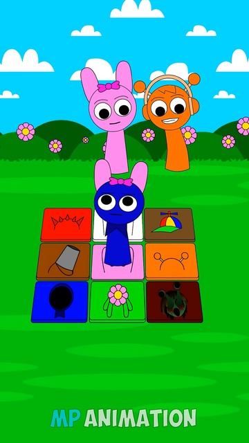 Sprunki Headdress Match Puzzle Challenge Sprunki animation #sprunki