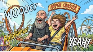 Американские горки от первого лица. Hyper Coaster. The Land of Legends #funny