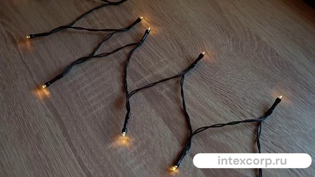 Садовая гирлянда Solar НИТЬ на солнечной батарее, 100 теплых белых LED-огней, 10+2 м, CZ6500760