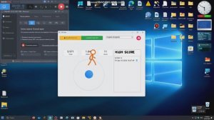 стикмен на рабочем столе!