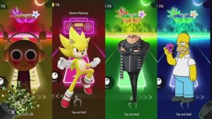 Спрунки и Желтый Соник против Грю! 🟡 Эпичный Tiles Hop под Coffin Dance: Симпсоны в деле