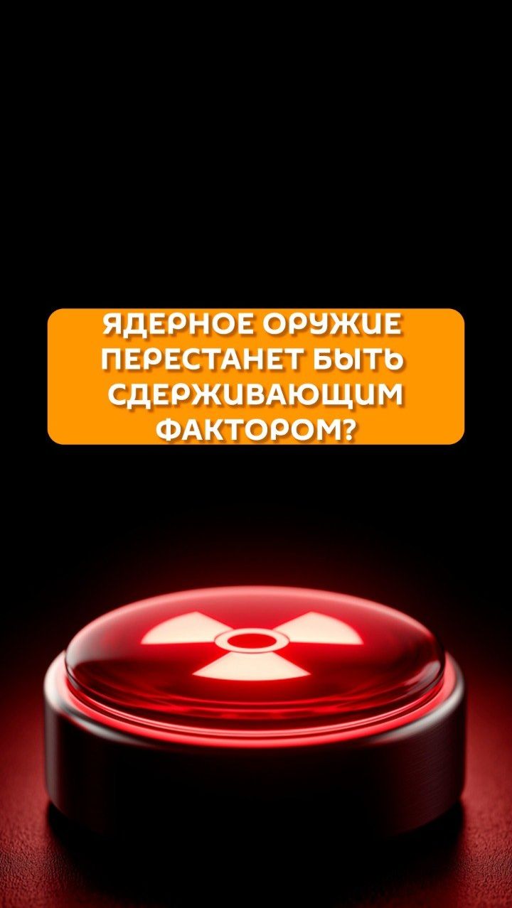 Ядерное оружие перестанет быть сдерживающим фактором?