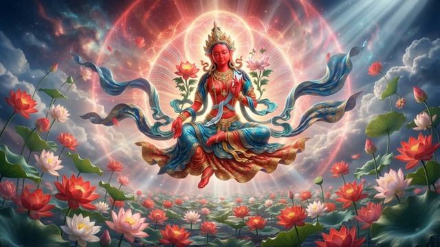 Мантра Красной Тары, 528 Гц💗Ом Курукулле Хрих Сваха💗Привлечение любви, благословений и исцеления