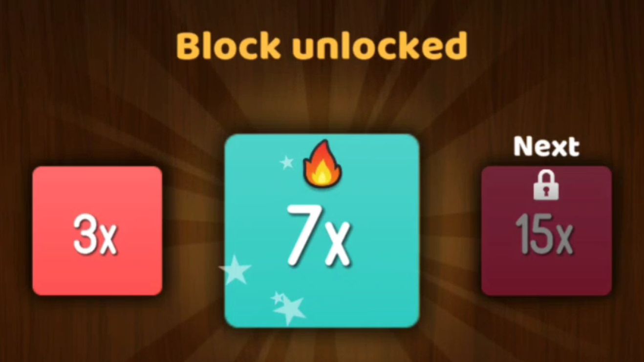 NumBlocks (1x → 3x → 7x)