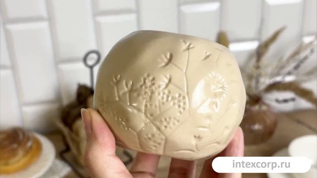 Фарфоровый подсвечник РОМАШКИ, 7 см, APF482300-2