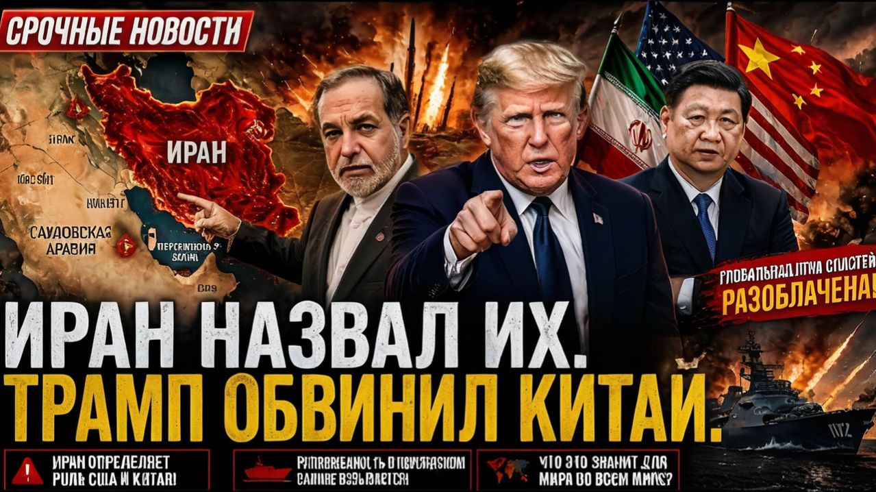 СЕГОДНЯ Иран обозначил нефтяные поля в Персидском заливе — Donald Trump обвинил Китай China молчит