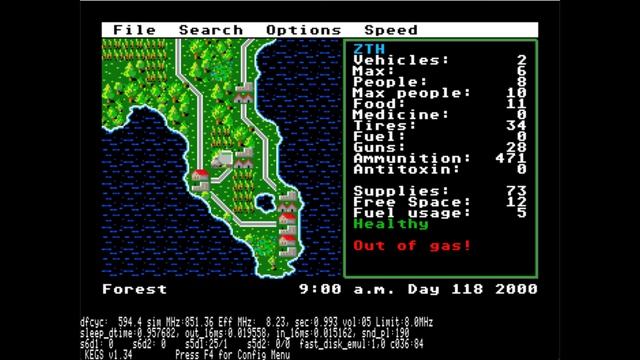 Roadwar 2000 (1987) [Apple IIGS]