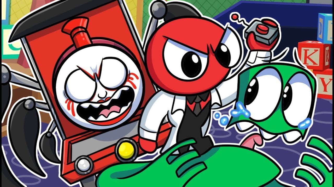 РАДУЖНЫЕ ДРУЗЬЯ - ЧАРЛЬЗ АТАКУЕТ!   Poppy Playtime Rainbow Friends - Анимации на русском