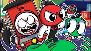 РАДУЖНЫЕ ДРУЗЬЯ - ЧАРЛЬЗ АТАКУЕТ!   Poppy Playtime Rainbow Friends - Анимации на русском